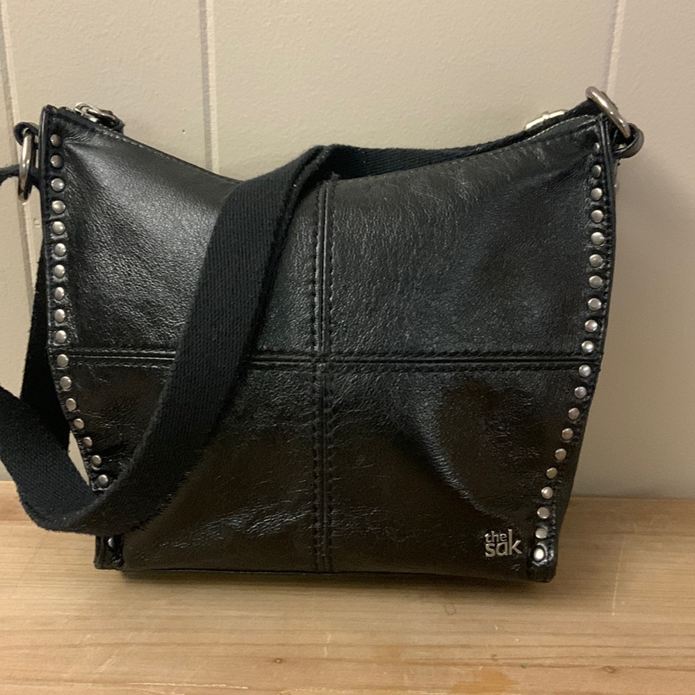 The Sak Saratoga black leather crossbody Brand new no tags